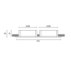 Встраиваемый светильник Hesby Lighting Hesby Atlas IP20,10Вт, GU5.3, черный HSBL_0117 2