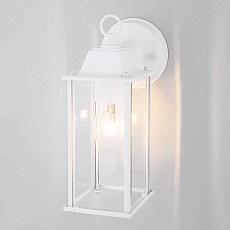 Уличный настенный cветильник Elektrostandard 1008D Brick белый a038439