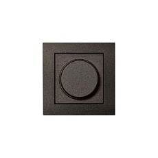 Диммер поворотно-нажимной Liregus Epsilon антрацит 28-1111