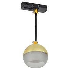 LIGHTING Светильник 4119 декоративный трековый подвесной под лампу GX53 золото IEK LT-UCB0-4119-GX53-1-K22
