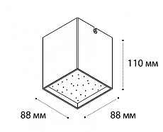 Потолочный светодиодный светильник Italline DL 3028 white 4000K 2