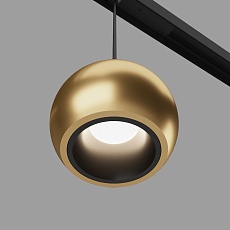Трековый светодиодный светильник Elektrostandard Event латунь 5W 4200K 85040/01 a062804 4