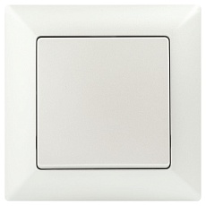 Выключатель одноклавишный ЭРА Intro Solo 10A 250V перламутровый 4-101-06 Б0053551