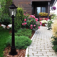 Уличный светильник Reluce 08020-0.7-001L 0,8m  BK 1