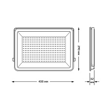 Прожектор светодиодный Gauss Qplus 200W 6500К 690511200 2