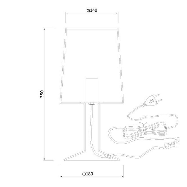 Настольная лампа Lucide Louis 78575/35/31 Фото № 2