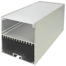 Профиль подвесной с рассеивателем серебро 2м. Apeyron 08-28