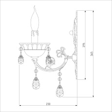 Бра Bogates 230/1 Strotskis 1