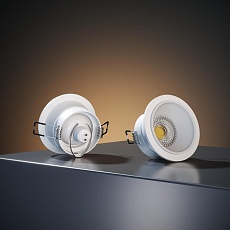 Встраиваемый светильник Elektrostandard Mils 25010/01 GU10 белый a064267 4