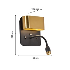 Настенный светодиодный светильник F-Promo Parret 4475-2W 1