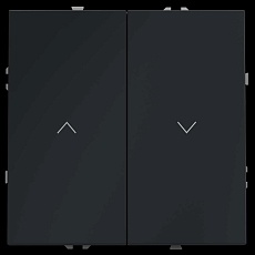 Выключатель встраиваемый S70 для жалюзи 10А, (графит) Voltum VLS020707 5