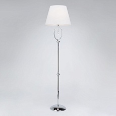 Торшер Eurosvet 01056/1 хром/прозрачный хрусталь Strotskis