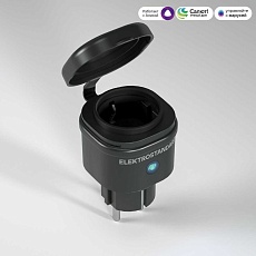 Умная розетка с мониторингом энергопотребления Elektrostandard 76102/00 черная a065376 3
