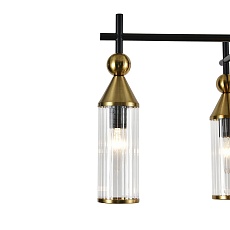 Подвесная люстра Indigo Torazzo 13037/5R Black V000527 1