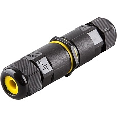 Соединитель-коннектор для проводов LD519, 3-контактный, водонепроницаемый, черный 49112 1