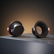 Встраиваемый светодиодный светильник Elektrostandard Basic 25082/LED 7W 4200K чёрный a062941 1