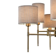 Подвесная люстра Indigo Plisse 13033/6R Brass V000536 2