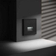 Подсветка светодиодная встраиваемая Voltum S70 с датчиком, (черный матовый) VLS070708 3