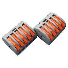 Коннектор General GTER3-05 клемма универсальная монтажная 5-проводная (50/2500)