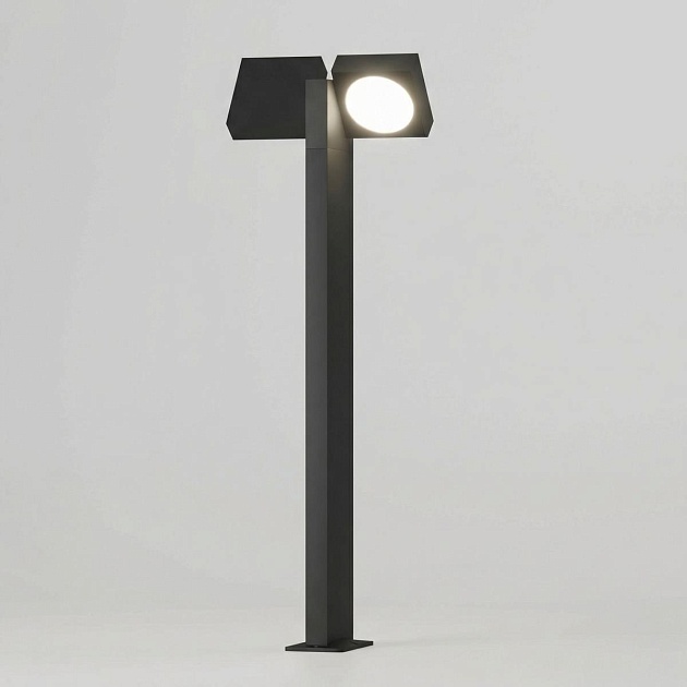 Садово-парковый светильник Elektrostandard Twin 35170/F черный a064383 Фото № 1