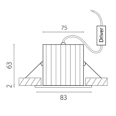 Светильник светодиодный уличный Ciclone Lightstar 385646 2