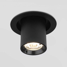 Встраиваемый светодиодный спот Elektrostandard 9917 LED 10W 4200K черный матовый a052449 2