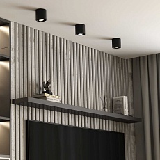 Накладной светодиодный светильник Elektrostandard Orsa 25041/LED 10W 4200K чёрный a062935 1