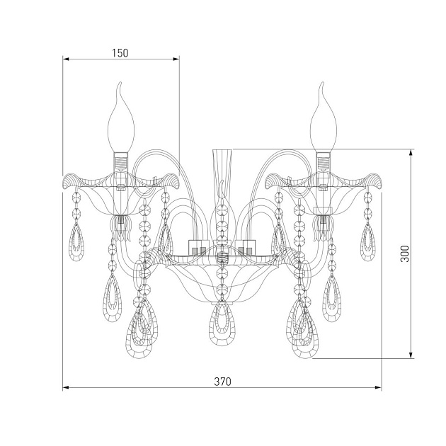 Бра Bogates 124/2 Strotskis изображение 2 Бра Bogates 124/2 Strotskis Фото № 2