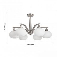 Подвесная люстра Arte Neapolis79807 279807/6 GR 1