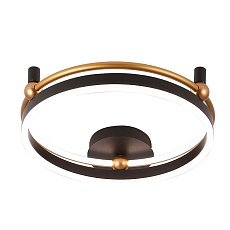 Потолочный светодиодный светильник Crystal Lux Fernando PL48W Led Black/Gold 5