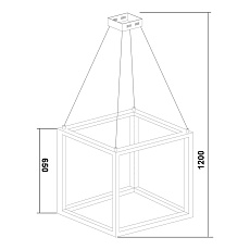 Подвесной светодиодный светильник Lucia Tucci Exo 3350.640 Gold 1