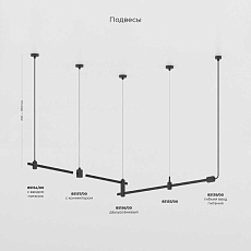 Декоративная стойка двойная Elektrostandard Esthetic Magnetic 85144/00 a065436  3