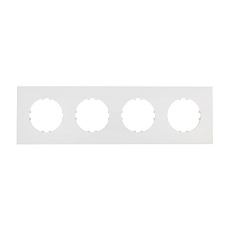 Рамка LK Studio 4-постовая квадрат (белый) Vintage-Quadro 884404-1