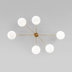 Потолочная люстра Eurosvet Opaline 70220/6 латунь Smart 2