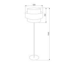 Торшер TK Lighting 5896 Calisto 1