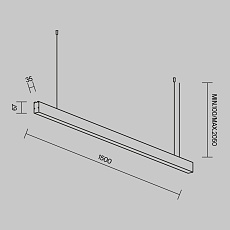 Линейный светильник Maytoni Technical LL312037 5