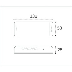 Блок питания для светодиодной ленты Italline M04-513 ITA-24V-100W 1