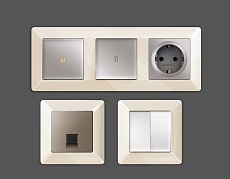 Рамка AMBRELLA VOLT AF110304 2