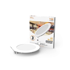 Встраиваемый светодиодный светильник Gauss 939111115 3