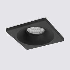 Встраиваемый светодиодный светильник Elektrostandard 15271/Led черный a056027 1