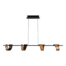 Подвесная светодиодная люстра iLedex Fomo X154448 BK 3