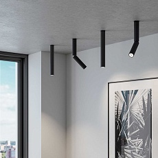 Светодиодный спот Elektrostandard Pika 25029/Led черный a061109 2