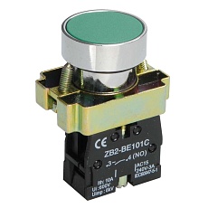 Кнопка управления LAY5-BA31 без подсветки зеленая 1з IEK BBT60-BA-K06