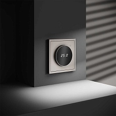 Терморегулятор электронный Voltum S70 с индикацией и датчиком, для теплого пола, (кашемир) VLS070103 1