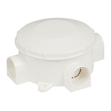 Коробка распаячная КМР-040-040 трехрожковая белая (70х35) EKF PROxima plc-kmr-040-040