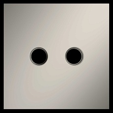 Накладка для розетки телевизионной оконечной TV+SAT S70 (кашемир) Voltum VLS001603 1