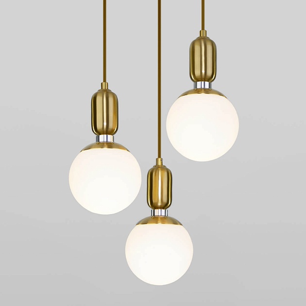 Подвесной светильник Eurosvet 50151/3 латунь Фото № 4