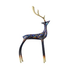 Статуэтка настольная ArtHomeDecor DEER 7317 S GILT BLUE