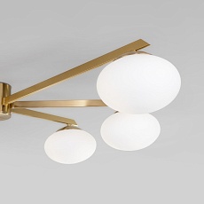 Потолочная люстра Eurosvet Opaline 70220/6 латунь Smart 1