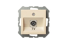 ТВ-розетка оконечная Liregus Epsilon бежевый 28-072 2